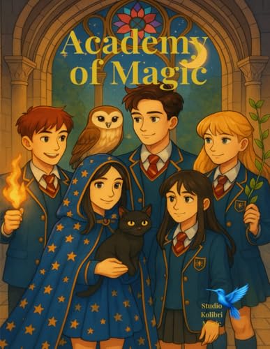 Academy of Magic: Coloring Book: Magical Academy Coloring Pages for Teens & Adults | Fantasy Adventure Art