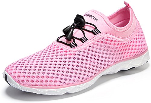 Image of Women's Quick Drying Aqua Water Shoes,3-Second Drainage & All-Terrain for Swimming,Hiking,Yoga
