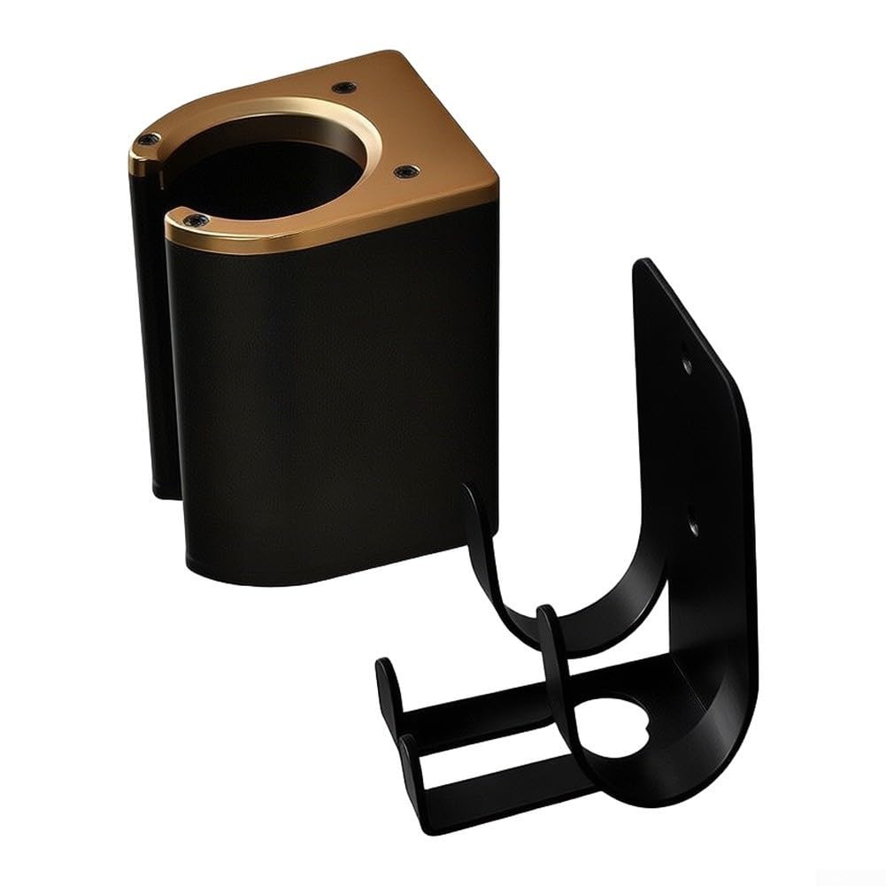 Metall Wandhalterung 17cm für Glätteisen Stabil(Black)