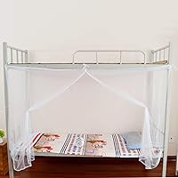 Vista 3 de Red de dosel para cama, tamaño individual/matrimonial/queen, color blanco