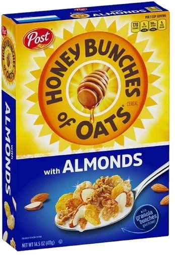 Post Honey Bunches Almond Original Oats For Consume, Flakes 411g