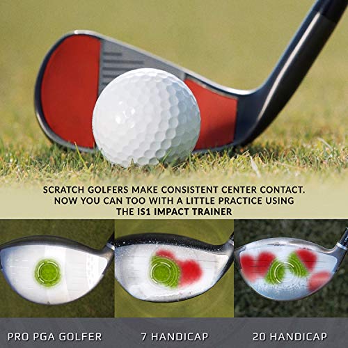 iS1 Golf Swing Trainer- Center Contact Trainer & Golf Training Aid to Improve Your Ball-Striking & Boost Your Driving Distance- Golf Swing Training Aid & Impact Trainer for Men & Women - Thumbnail 6