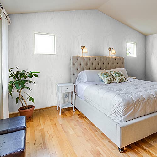 Oxdigi White Wood Contact Paper - 24 X 196 Inches - Self-Adhesive, Removable And Waterproof - Ideal Peel And Stick Wallpaper For Cabinet, Countertop, Desktop, Rental Property, Kitchen, Bedroom #TOP4