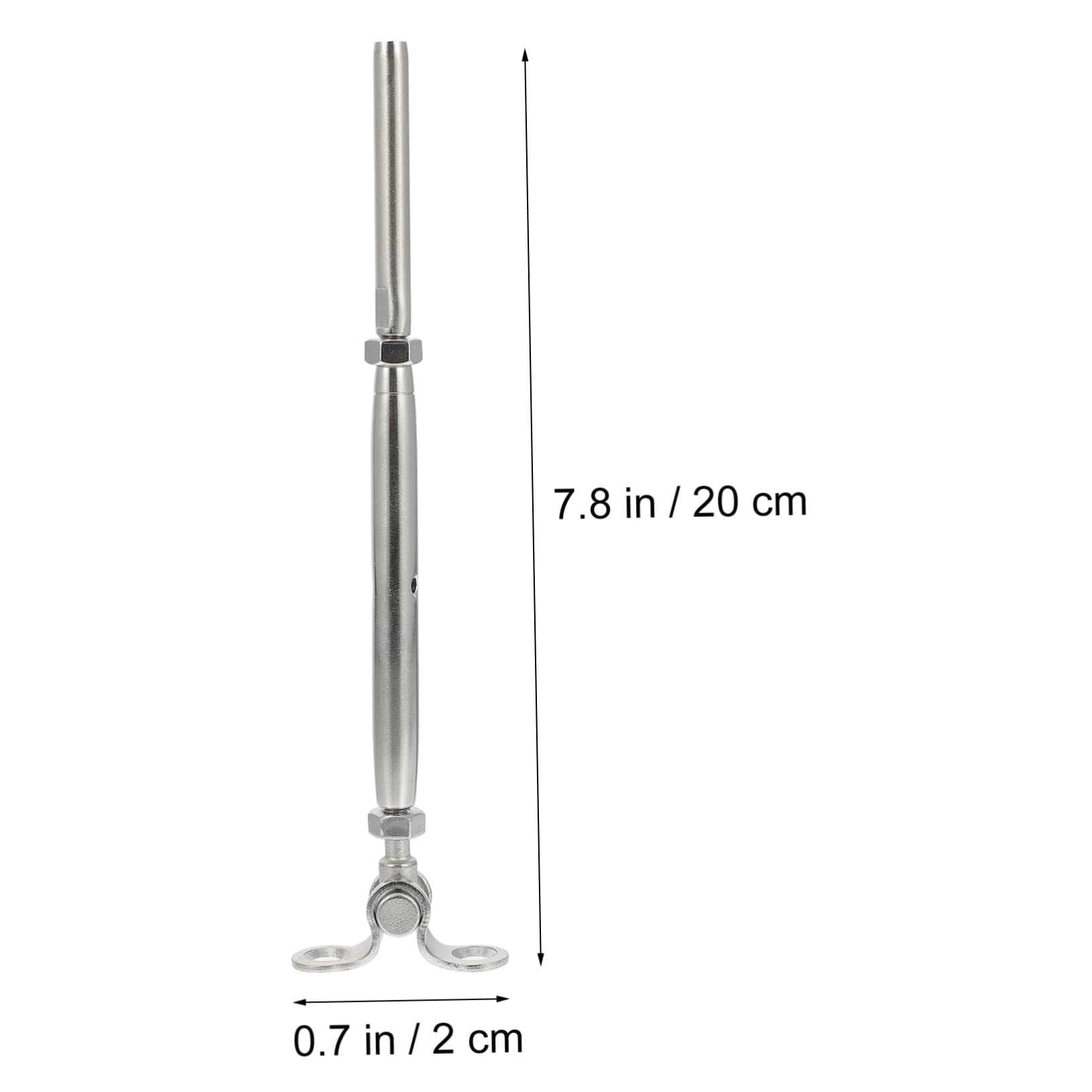 WOONEKY Stairs Deck Cable Lines Railing Kit Stainless Steel Easy Install High Performance Turnbuckle