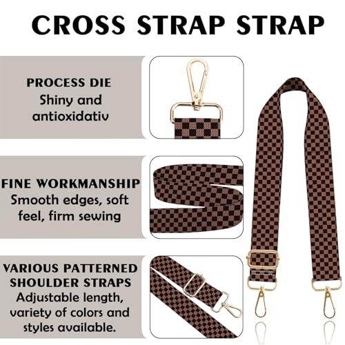 Purse Strap Crossbody Shoulder Straps 1.5 inch Wide Replacement Adjustable for Women Girls Bag Aesthetic Cute3