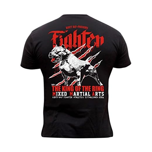 Dirty Ray Arts Marciales MMA The King of The Ring Camiseta Hombre K74C