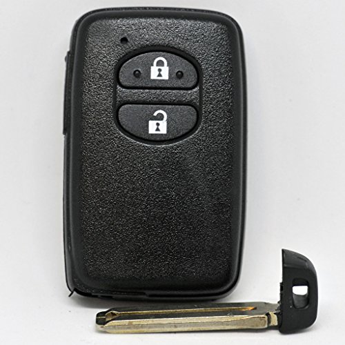 Remote Key Fob SmartKey Radio Transmitter Shell and Emergency Key Blank for Toyota