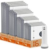 16 Pack Vacuum Storage Bags with 6000Pa Cordless Electric Pump, Vacuum Seal Bags for Clothing, Blankets, Bedding & Comforters, 4 Sizes Including Jumbo
