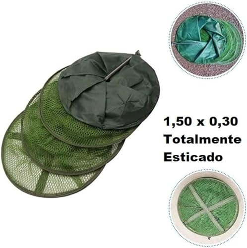 Samburá Cesto Saco Por Peixe Covo Passagua Pesca 1,50x0,30m