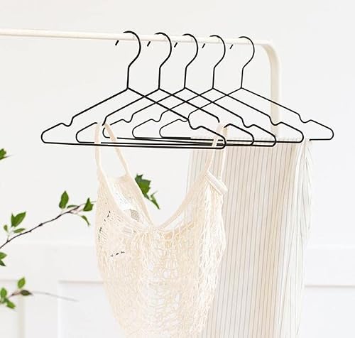 Koobay 16.5" Black Metal Wire Clothes Hangers, 30 Pack, Heavy Duty Clothing Hangers Metal Pants Suit Coat Hangers Display Storage #TOP5
