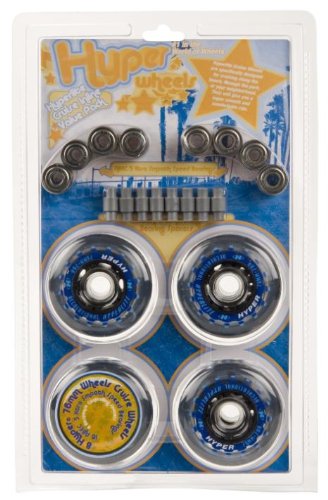 Bravo Sports Hyperlites Performance Clear Wheels with Hub 80/82A