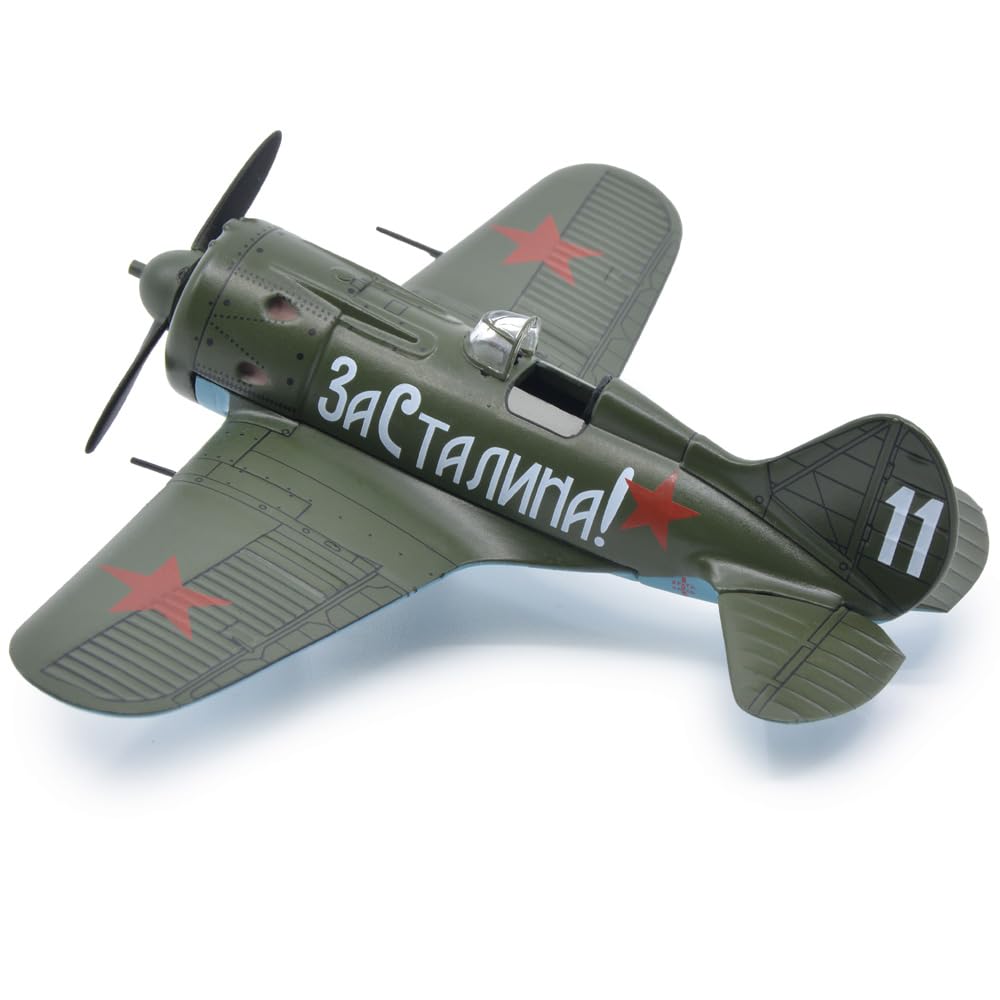 Motor city classics Coleccionable militar fundido a escala 1:72 | Polikarpov I-16 - URSS | Modelo Militaria fundido a presión 27289-41