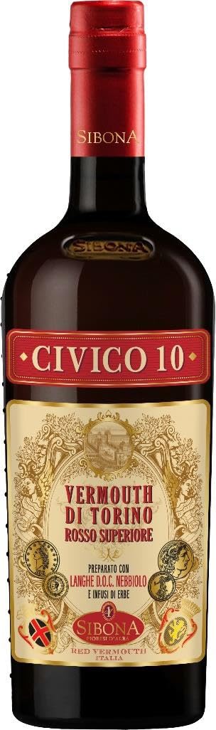 Civico 10 Vermouth Di Torino Rosso Superiore 18% Vol. 0,75l