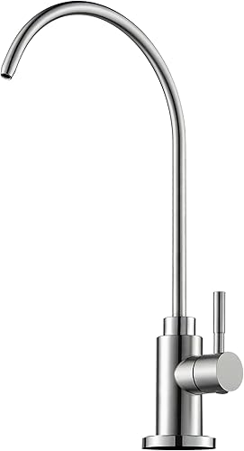 Miniatura 8 de Grifo de ósmosis inversa se adapta a la mayoría de unidades RO o sistema de filtración de agua, grifo de agua potable sin espacio de aire de acero