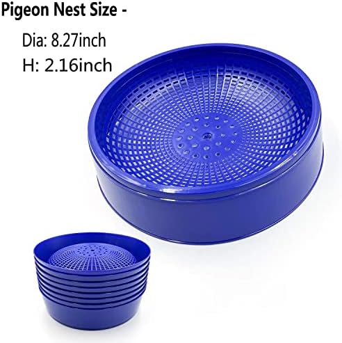 8PCS Racing Pigeon Nest Bowl, Plastic Bird Nest, Sturdy and Anti-Rollover, Keeps Eggs Safe and Secure image 5
