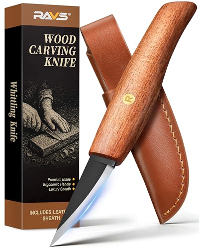 ravs Whittling Knife with Titanium Coating
