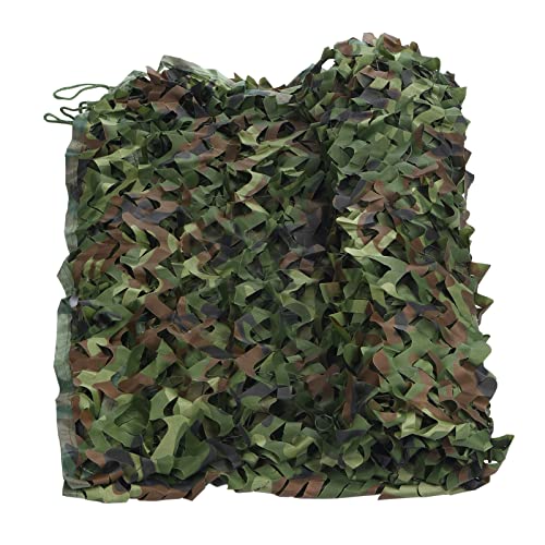 PATIKIL Camouflage Netting 26 x 5ft Camo Netting 210D Oxford Durable Camo Mesh Net Blind Sunshade Hunting Shooting Hide Army for Camping Theme Party Car Cover Decoration Jungle Camo