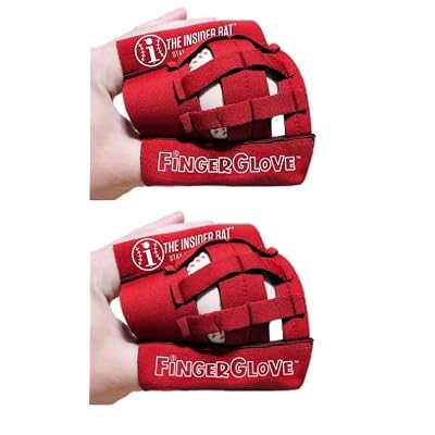 Insider Bat FingerGlove WebGlove Mini Training Glove - Baseball Softball Hand Eye Coordination Training Aid Tool Equipment