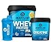 Produktbild Bodylab24 Megadeal Basic Aufbau, Whey Protein Vanille, Creatine Monohydrate + Shaker für Kraftsport und Fitness, kann den Aufbau und Erhalt von Muskelmasse unterstützen
