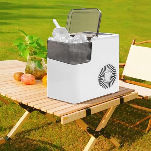 Máquina Portátil de Hielo para Encimera 1.4L 110V Blanca miniatura 2