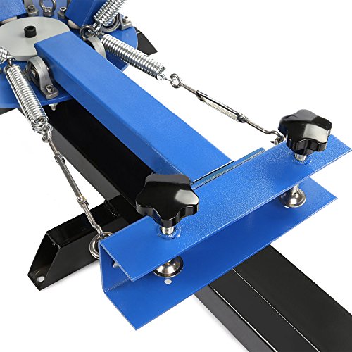 SmarketBuy Silk Screen Printing Machine 2 Station 4 Color Screen Printing for T-Shirt DIY (2 Station 4 Color)