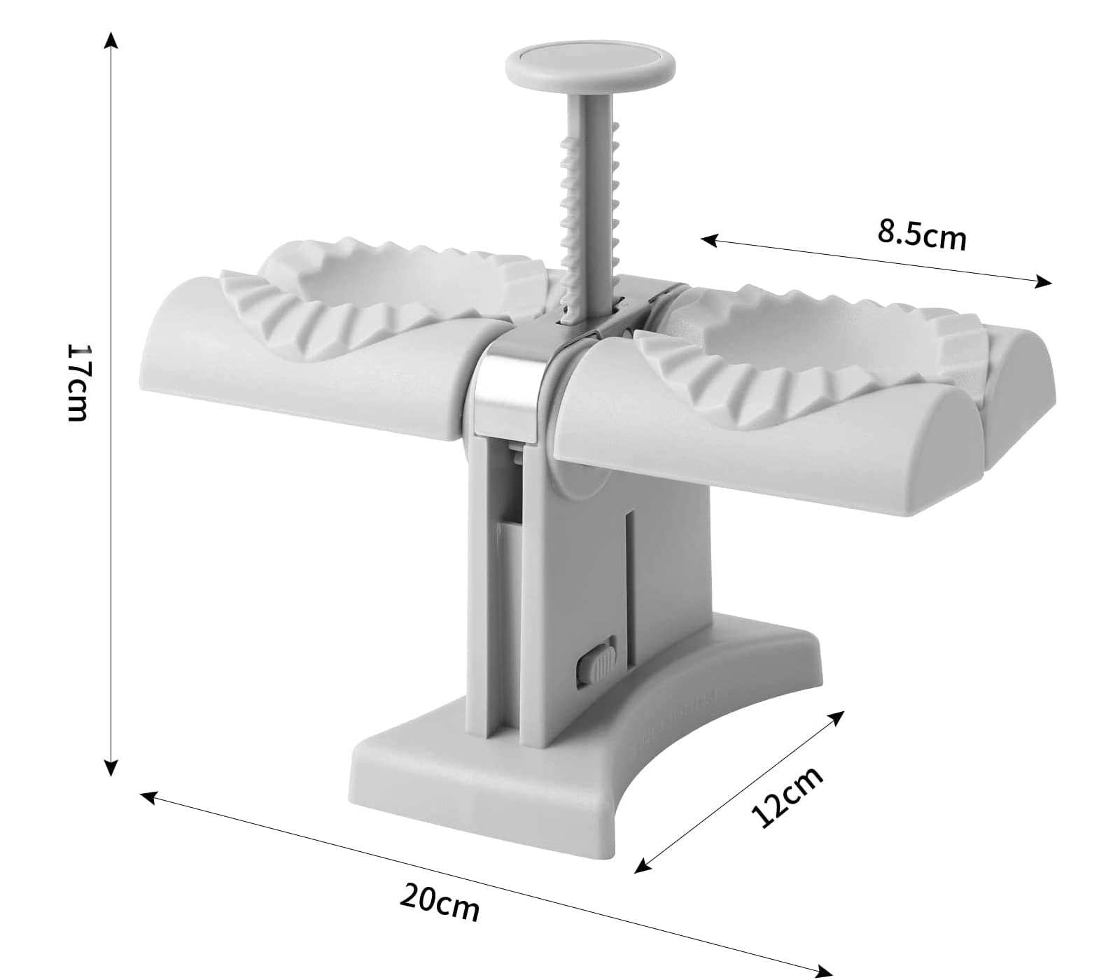 YASTA Stampo per Ravioli Cinesi Automatica Macchinetta Doppia Testa Manuale Gnocchi