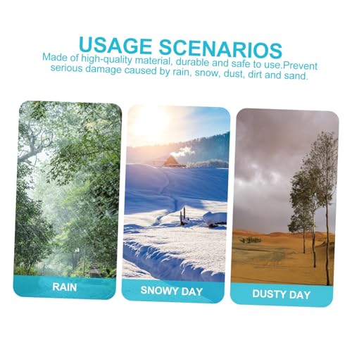 Funda para lluvia para cámara DSLR VANZACK en tejido negro impermeable para invierno 4