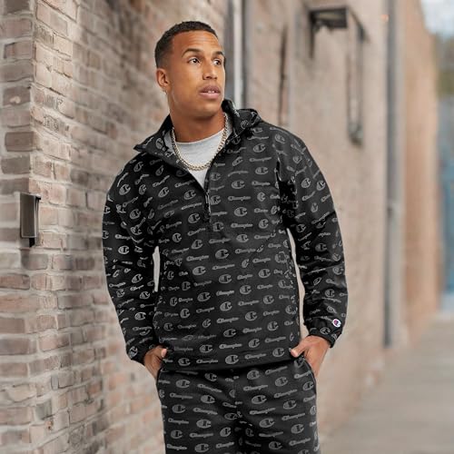 Image of Champion Men's Jacket, Windbreaker Jacket for Men,anorak Jacket With Scuba Hood,water-resistant