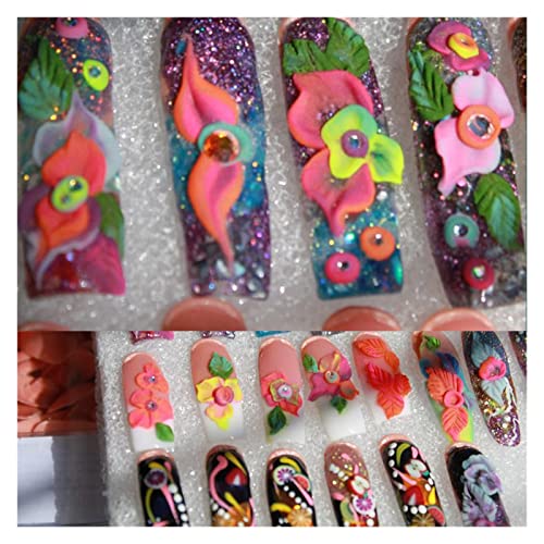 COLEÇÃO DE PÓ COLORIDO NEON ACRÍLICO - 1 oz.Tamanho 30g de unhas em pó acrílico 12 cores em pó acríl