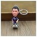 ahjs456 Messi Cristiano Ronaldo poupée Porte-clés pendentifs Van Dijk Hazard Star poupée Porte-clés Football Cadeau Pendentif E