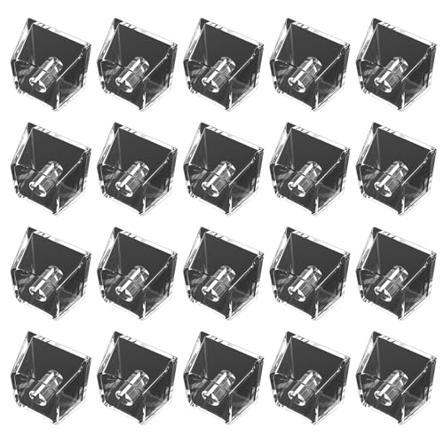 Trasparenti Cristallo Meccaniche Tastiere Spazi Vuoti Keycaps Retroilluminati Altezza Originale Per Interruttori 20pcs