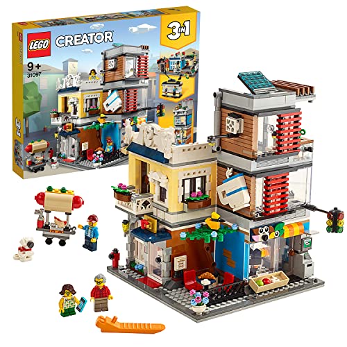 LEGO 31097 - Creator 3-in-1-Set Stadthaus mit Zoohandlung & Café