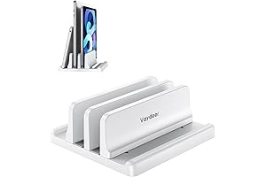 Slim Shelves For Tight Spaces: Vaydeer Vertical Laptop Stand