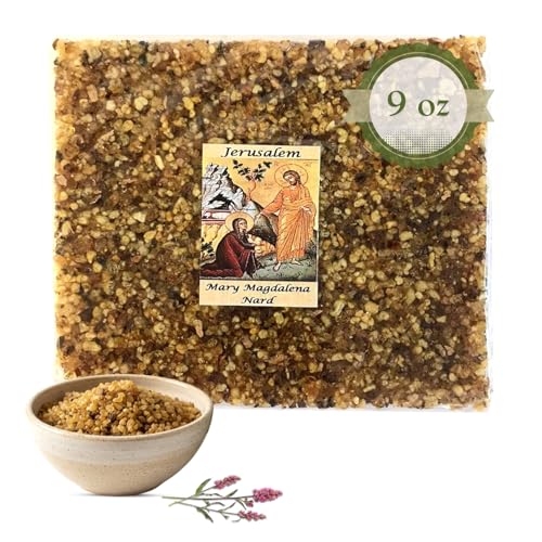 Holy Land Market Jerusalem Crushed and Sealed Flower Incense from The Holy Land (Nard, 9 Ounces)