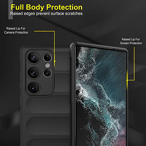 Image of Zapcase Back Case Cover for Samsung Galaxy S26 Ultra 5G | Compatible for Samsung Galaxy S26 Ultra 5G Back Cover | Liquid Silicon Magic Case with Camera Protection | Black