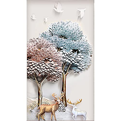 Peinture Diamant 5D Petit Arbre 80x180cm | Kit Grand Format Full Drill Broderie