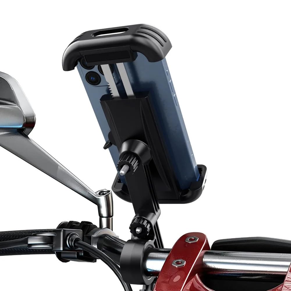 Soporte Teléfono Para Motocicleta Soporte Para Teléfono Móvil Para Bicicleta Rotación Bidireccional, Soporte Para Motocicleta Para Llevar, Conducción Al Aire Libre, Soporte Navegación Soporte Teléfono