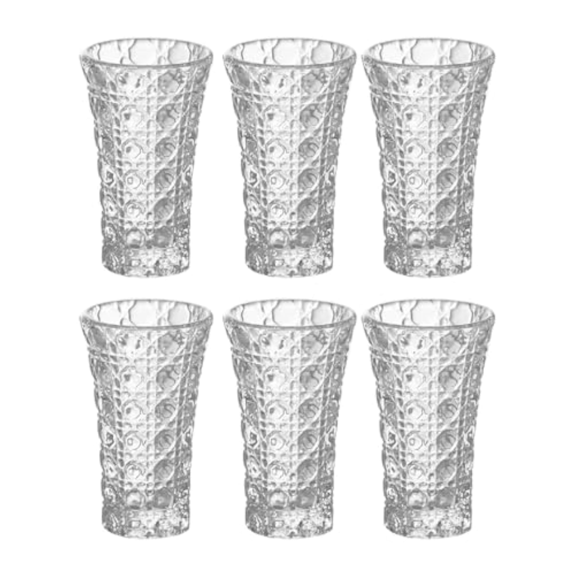 6X Stemless Wine Glasses, Wine Drinking Glasses