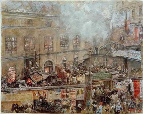 Affiche Artistique l'Eisengiesserichelt Rudolf Von Alt Toile Idéale Salon Lumineux