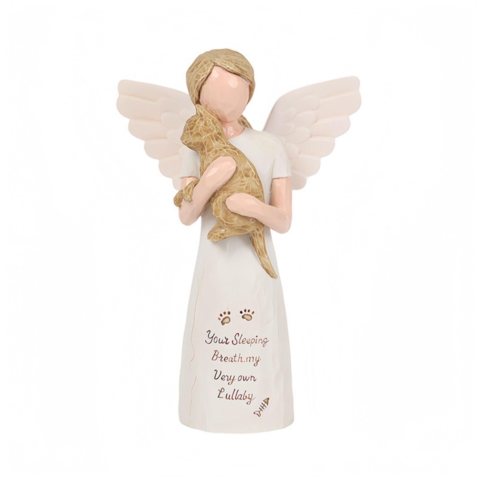 PANGBOER Pet Memorials for Dog or Cats,Pet Loss Sympathy,Cats Dog Memorials,Pet Remembrances,Angell Figurines