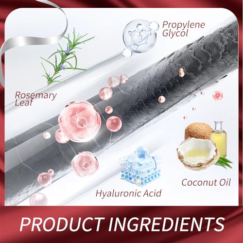 Magic Hair Care,Revitalisant Sans Rinçage Lissant Pour Les Cheveux,Une Touche De Sérum De Soin Capillaire Magique,Après-Shampooing Sans Rinçage Lissant Pour Cheveux Bouclés,Secs Et Abîmés – Image 4