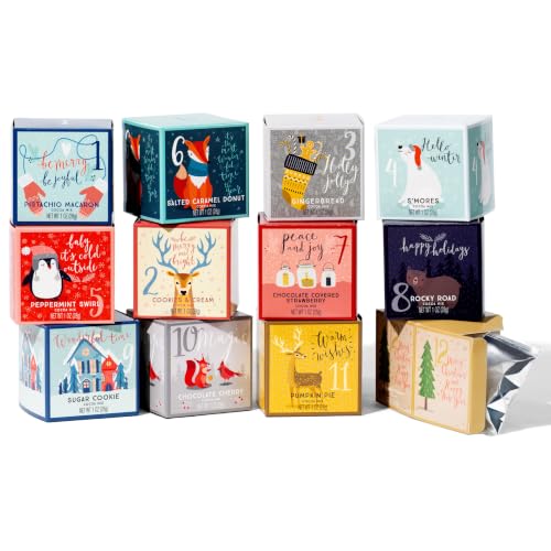 12 Days of Christmas Hot Chocolate Gift Set, 12 Gourmet Hot Cocoa Mixes - Image 4