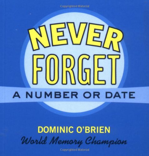 Never Forget a Number or Date Never Forget a Number or Date