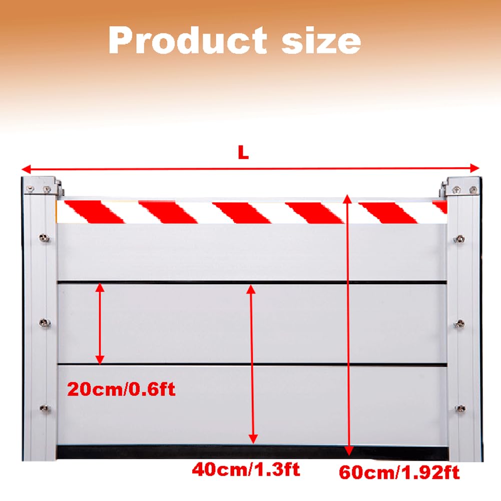 Porte De Barrière De Protection Contre Les Inondations L 90CM x H 80CM, Barrières Anti-inondation Réutilisables Et Amovibles, Joint De Barriere Porte Anti Inondation Mur Anti-inondation