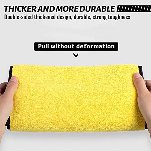 Image of Microfiber towels for cars Microfiber Cleaning Cloth Premium Car Microfiber Towels Soft & Absorbent Cleaning Cloth Lint Free Streak Free Wash Cloth for House, Kitchen, Car (30*60 cm, Set of 2)