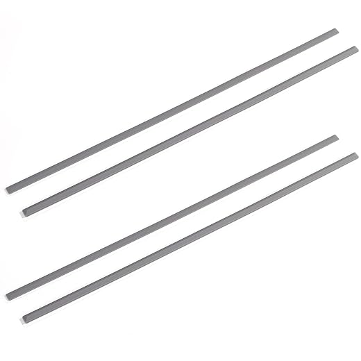 2pcs Laptop Rubber Feet Strips Replacement for HP, 11.6x0.24in Anti-Slip Laptop Bottom Bumper Foot Pads Compatible with HP 15-DY 15T-DY 15-EF 15-ER 15-FR 15S-FQ TPN-Q222 Q230 Series (Gray)