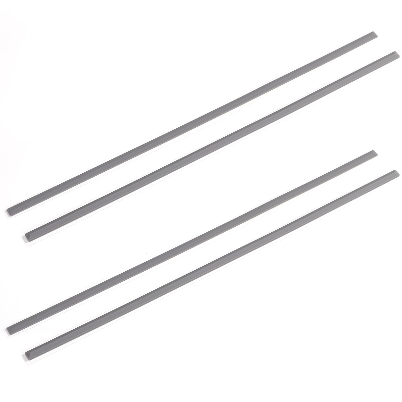 2pcs Laptop Rubber Feet Strips Replacement for HP, 11.6x0.24in Anti-Slip Laptop Bottom Bumper Foot Pads Compatible with HP 15-DY 15T-DY 15-EF 15-ER 15-FR 15S-FQ TPN-Q222 Q230 Series (Gray)