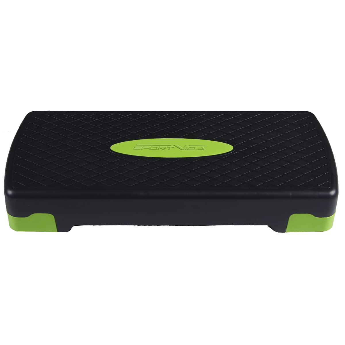 SportVida Stepper regolabile in altezza per la casa, trapuntatura aerobica, 2 livelli, superficie antiscivolo, altezza 10/15 cm