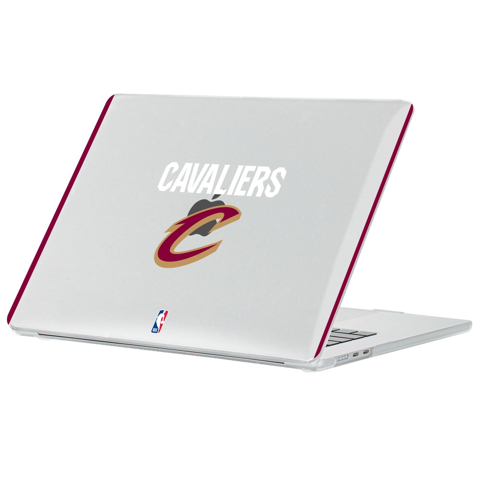Coque MacBook Air 13.6 NBA Cavaliers Coque rigide transparente pour portable A2681 A3113 - 8