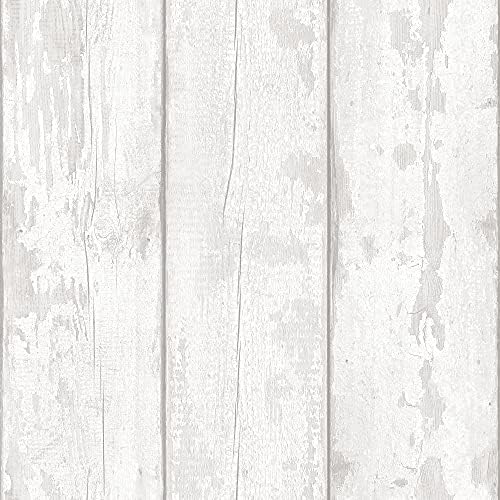 Arthouse Grey Washed Wood Wallpaper Panel Effect Natural Weathered